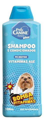 Shampoo E Condicionador Prócanine Bomba De Vitaminas 700ml