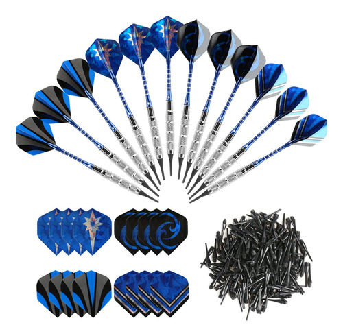 Gwhole 18g Soft Dart Con 16 Dart Flights Y 200 Dart Soft Tip