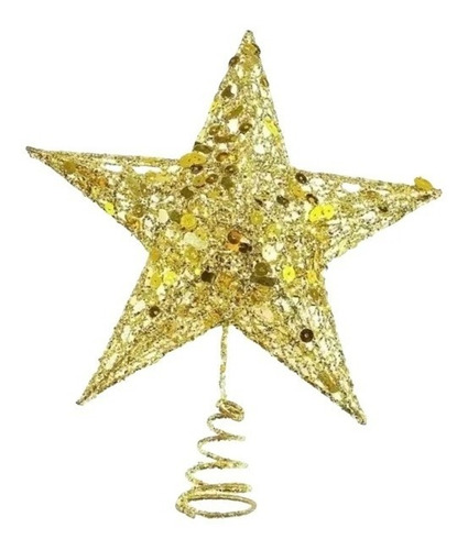 Estrella Navidad Decorativa Para Árbol - Adorno Navideño -