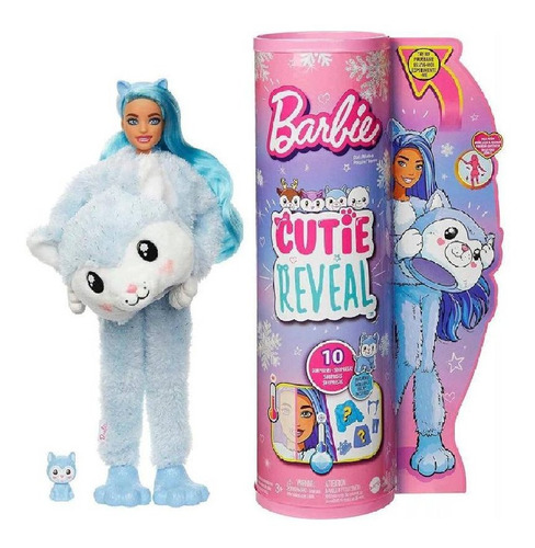 Barbie - Cutie Reveal Perrito Husky