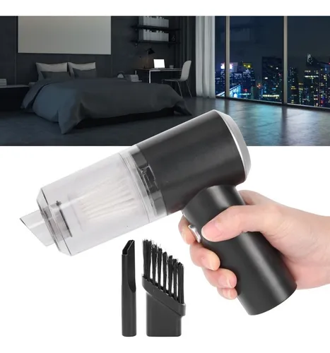 Aspiradora Para Auto Portatil Inalambrica Recargable Usb Blanco