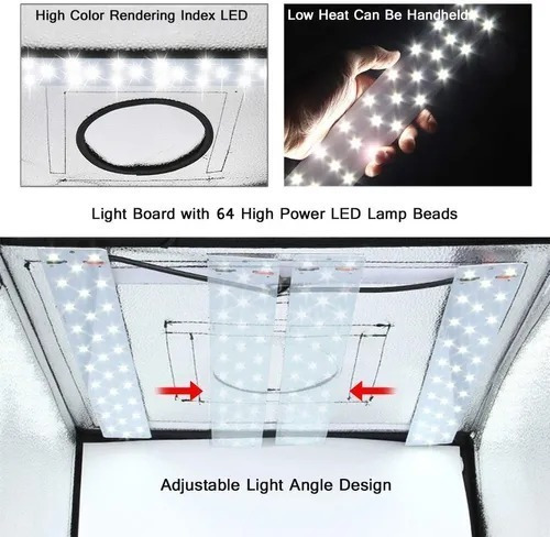 Imagen 6 de 7 de Caja De Luz Puluz Para Fotografías De 40cm