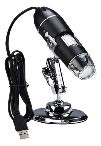 Microscopio Conexión Usb Lupa 1000x+soporte .