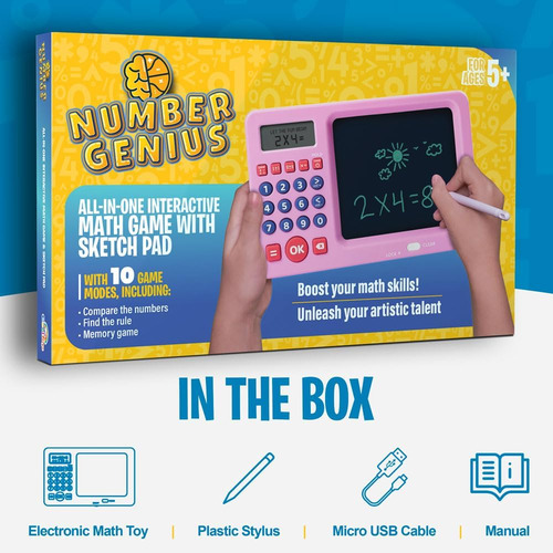 Cooltoys Number Genius - Juego De Matemáticas Electrónico In
