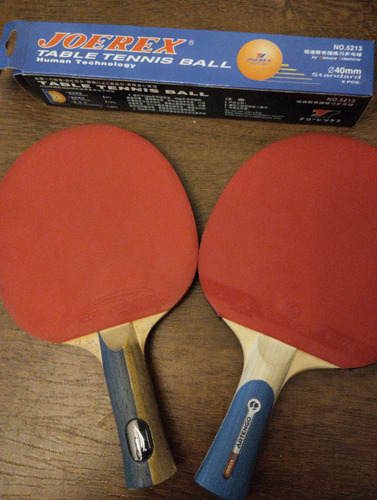 Set Ping Pong ( 2 Paletas, Y Funda   Artengo  10 Pelotas)