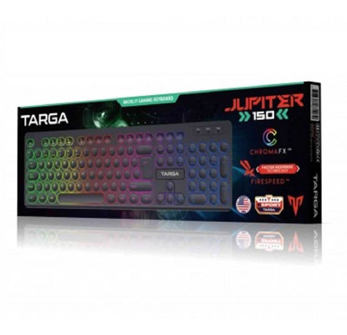 Imagen 4 de 5 de Teclado Gamer Jupiter 150 Backlit Targa