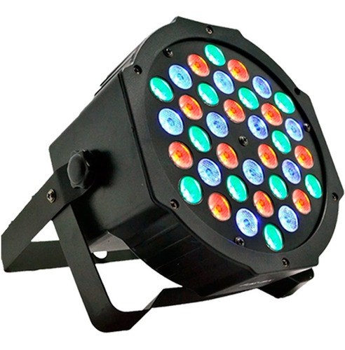 Canhão Luz Iluminação 36 Leds Rgb Dmx Bivolt 110/220v Strobo