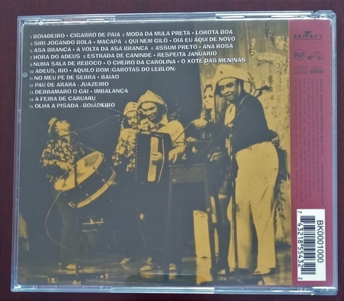 Cd Luiz Gonzaga - Volta Pra Curtir Ao Vivo (Usado)