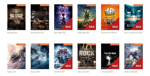 Toontrack Ezdrummer 3 - Full Expansões + Midi Parks
