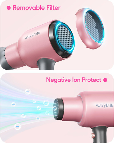 Secador De Cabelo Wavytalk Professional Ionic 1875w Para Cab
