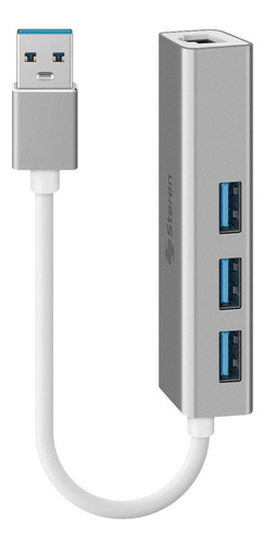 Hub Usb 3.0 Triple Puerto Con Rj45 Lan