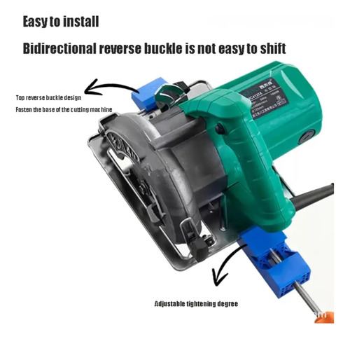 . Guía De Base De Máquina De Corte Ajustable, Accesorio Guía