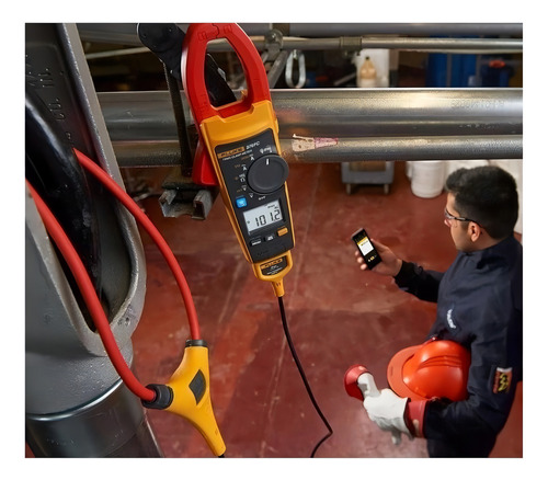 Pinza Amperimétrica Digital Amarilla Fluke 376 Fc 2500a