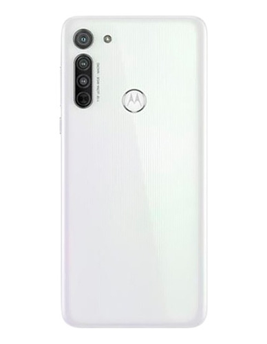 Tampa Traseira Motorola Moto G8 Branco Xt2045 Original