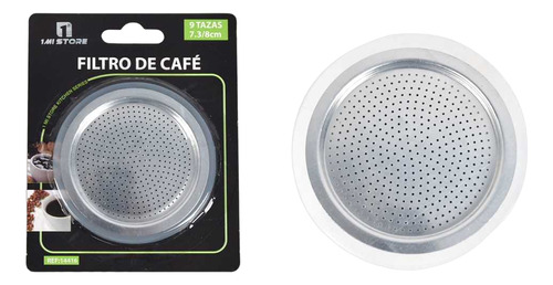 Filtro Cafe Cafetera Acero Inoxidable 7,3x8 Cm Accesorio