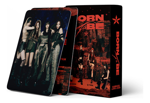 Photocards Itzy Born To Be Lomocards - 55 Unidades 