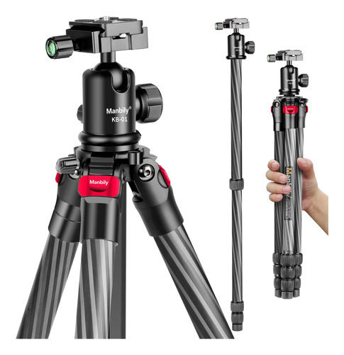 Manbily 63 Kit De Monopié De Trípode Para Cámara Dslr De Fib