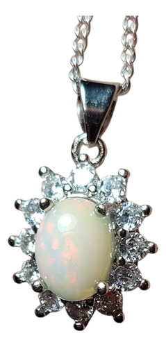 Dije Opalo Etiope Pieza Unica Con Strass Importado