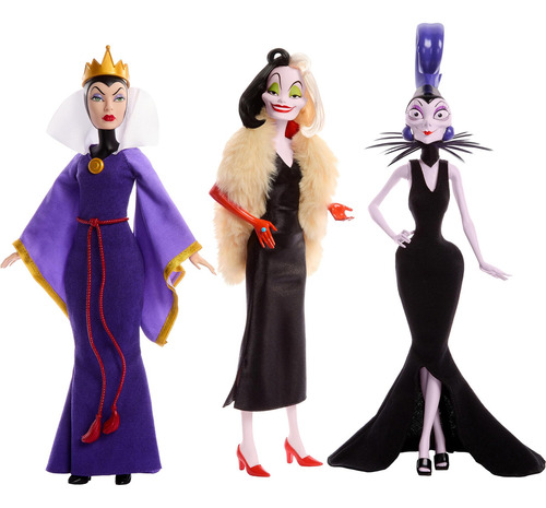 Muñecas Villanas Disney En Métricas Evil Queen Cruella Y Yzm