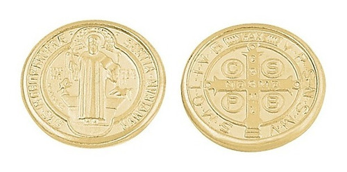 Arras Matrimonio Monedas Chapa De Oro San Benito - 260