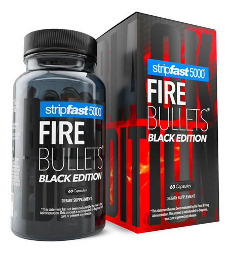 Stripfast Fire Bullets Max Strength Black Edition Para Muje.