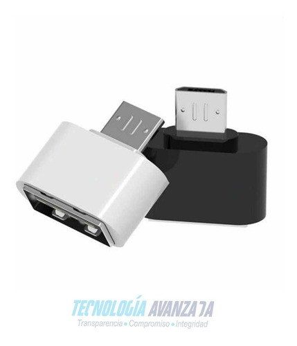Adaptador Otg Entrada Usb Hembra A V8 Macho Celular, Mandos
