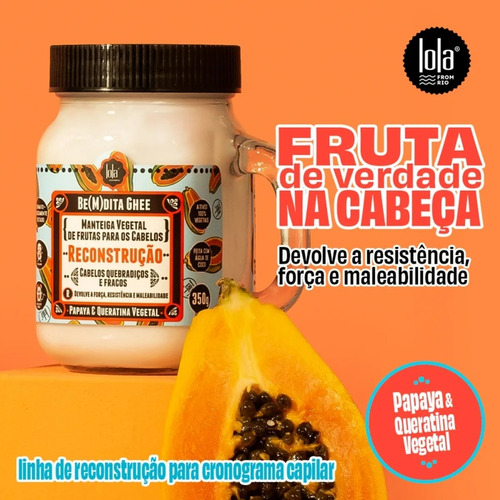 Manteca Capilar Mascara Bemdita Ghee Lola Reconstruccion