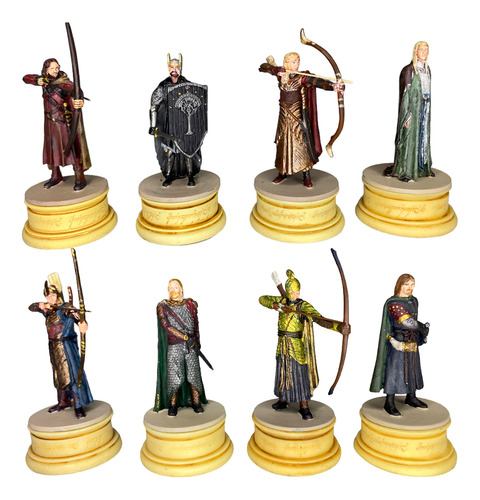 Jogo Xadrez Completo Senhor Dos Anéis Temático 50x50cm Set 2