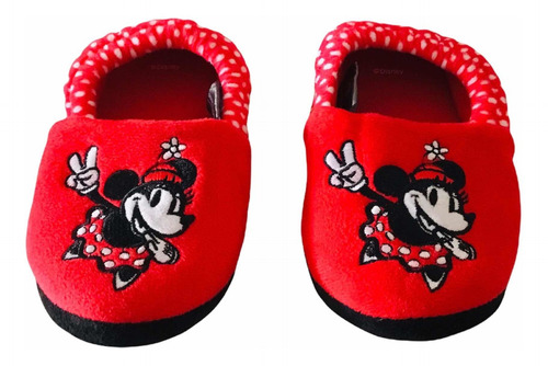 Pantufla Disney Minnie Mouse Para Niñas