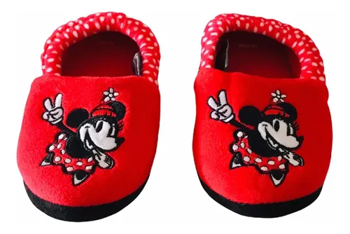 Pantufla Disney Minnie Mouse Para Niñas