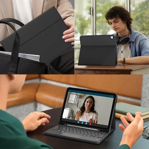 Estuche Con Teclado Touchpad Para Samsung Tab S10 Plus 2024
