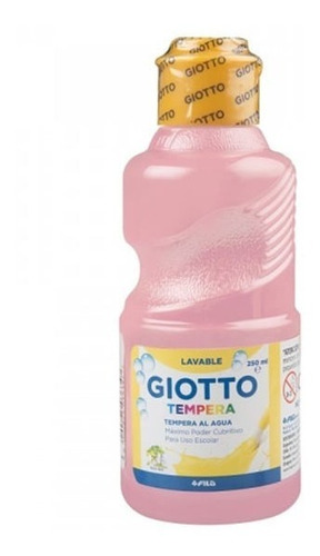 Tempera Frasco Giotto 250ml Lavable Diferentes Colores