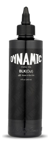 Tattoo Ink Dynamic Color Co Blkout Para Tatuajes Opacos, 240