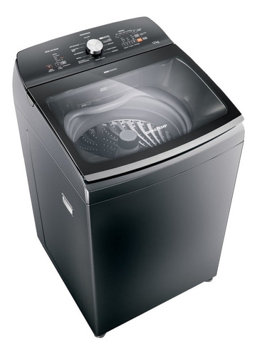 Máquina de lavar automática Brastemp BWR12A titânio 12kg 220 V