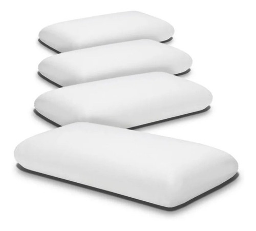 Combo X10 Almohadas Inteligentes Viscoelasticas + Funda Color Blanco