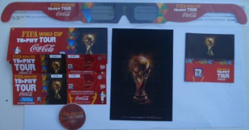 Lote Coca Cola Mundial S.a Fifa World Cup Trophy Tour
