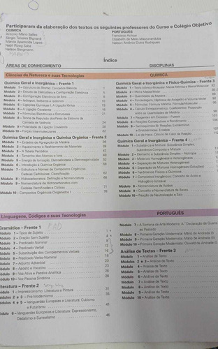 Kit 2 Cadernos Objetivo Ensino Médio 3a Serie Caderno 1eh1 E Caderno 1eh2 (Usado)