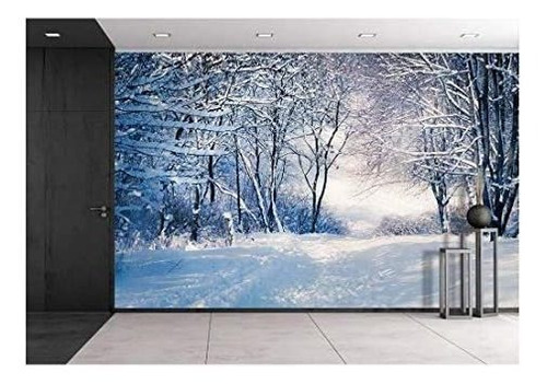 Imagen 7 de 9 de Paneles Wall26 - Paisaje De Invierno En El Bosque Nevado. A