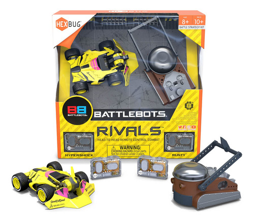 Hexbug De Battlebots Compite Con Rusty E Hypershock Con Cont