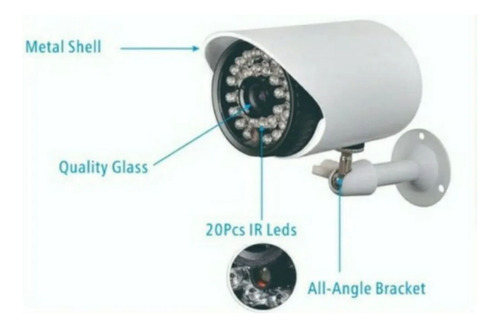 Kit Cctv 4 Cámaras Seguridad Dvr 1080p Full Hd