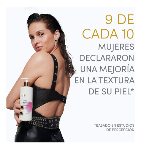 Dove Sérum Corporal Pro-Retinol reafirmante, para piel sin firmeza, reafirma y recupera la elasticidad y humectación de la piel