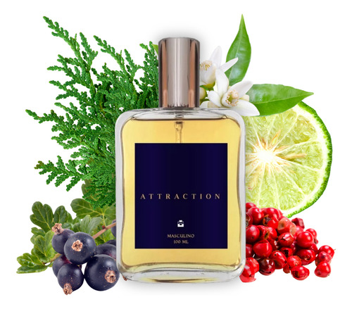 Perfume Masculino Attraction 100ml + Dark Tabac 50ml
