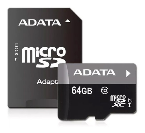 Adata Memoria Micro Sd Hc 64gb Uhs-i Clase 10 Celulares Alta Transferencia Mayoreo Barata Nueva 100% Original Sellada /k