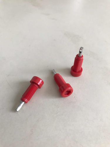 Borne, Plug Mini Jack Color Rojo X 4 Unidades