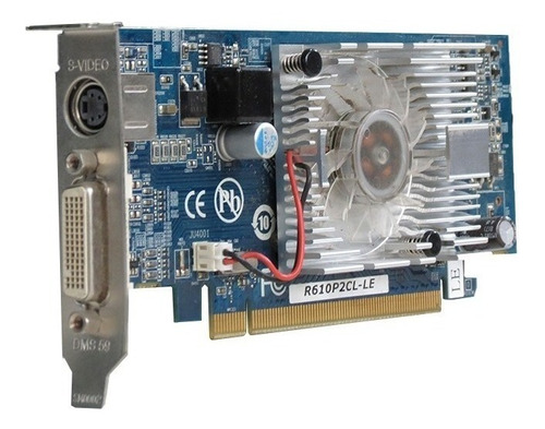 Placa De Vídeo Asus Nvidia 256mb 64bit Ddr2 + Cabo Dms-59