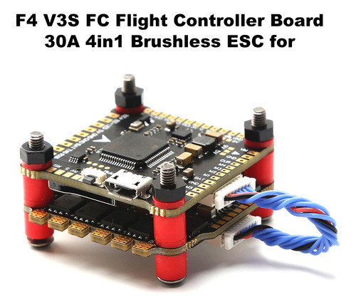 Placa Controladora De Vuelo F4 V3s Fc, 30 A, 4 En 1, Esc Sin