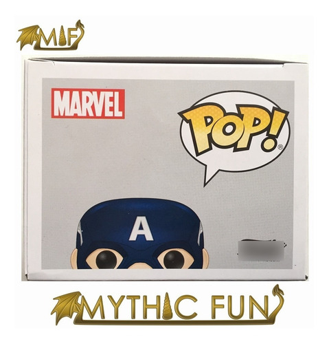 Funko Pop Marvel - Captain America Glows In The Dark 450 (Usado)