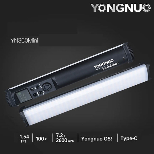 Bastão De Luz Led Yongnuo Yn360 Mini Rgb+tripe 2m