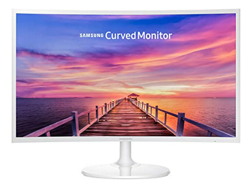 Monitor Curvo Samsung 27  Fhd 1080p - Blanco