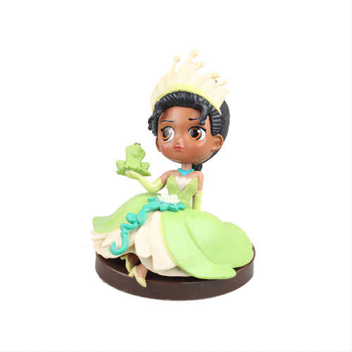 Princesas Mini Figura Colección Decoración Muñeca Tiana